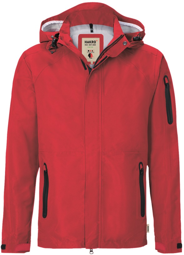 HAKRO-Kälteschutz, Active, Winter-Wetter-Arbeits-Berufs-Jacke, Housten, rot