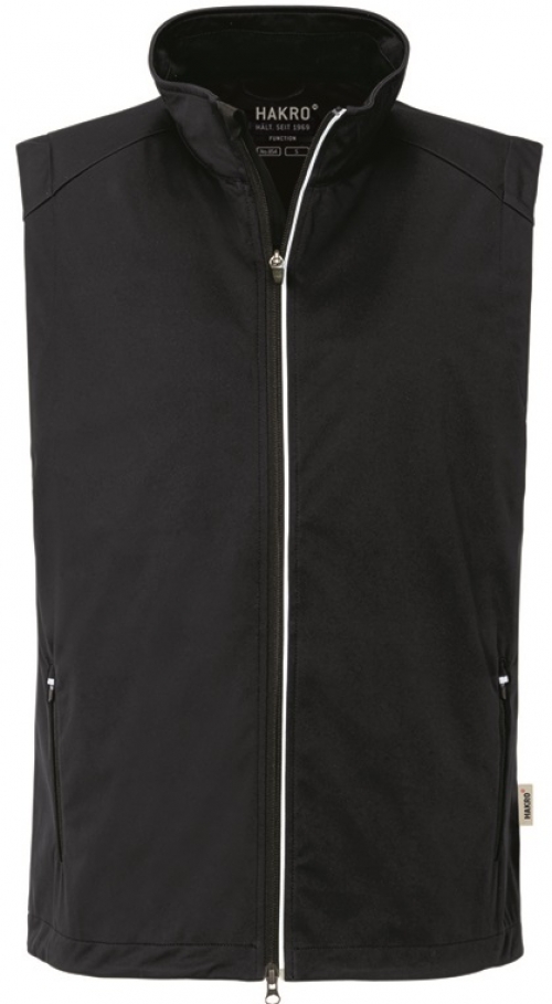 HAKRO-Kälteschutz, Light-Softshell-Winter-Arbeits-Berufs-Weste, Edmonton, schwarz