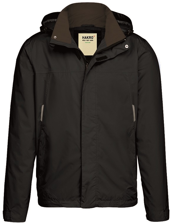 HAKRO-Nässeschutz, Regenschutz, Regen-Jacke, Connecticut, schwarz