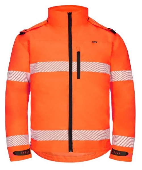 KIND-Warnschutz, Warn-Wetterschutz-Warn- und Wetterschutzjacke, SLIGHT, warnorange
