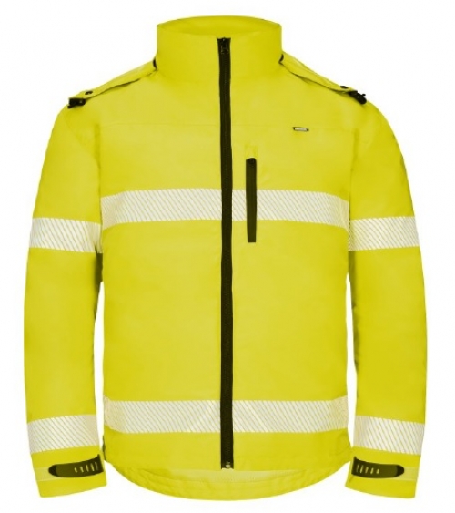 KIND-Warnschutz, Warn-Wetterschutz-Warn- und Wetterschutzjacke, SLIGHT, warngelb