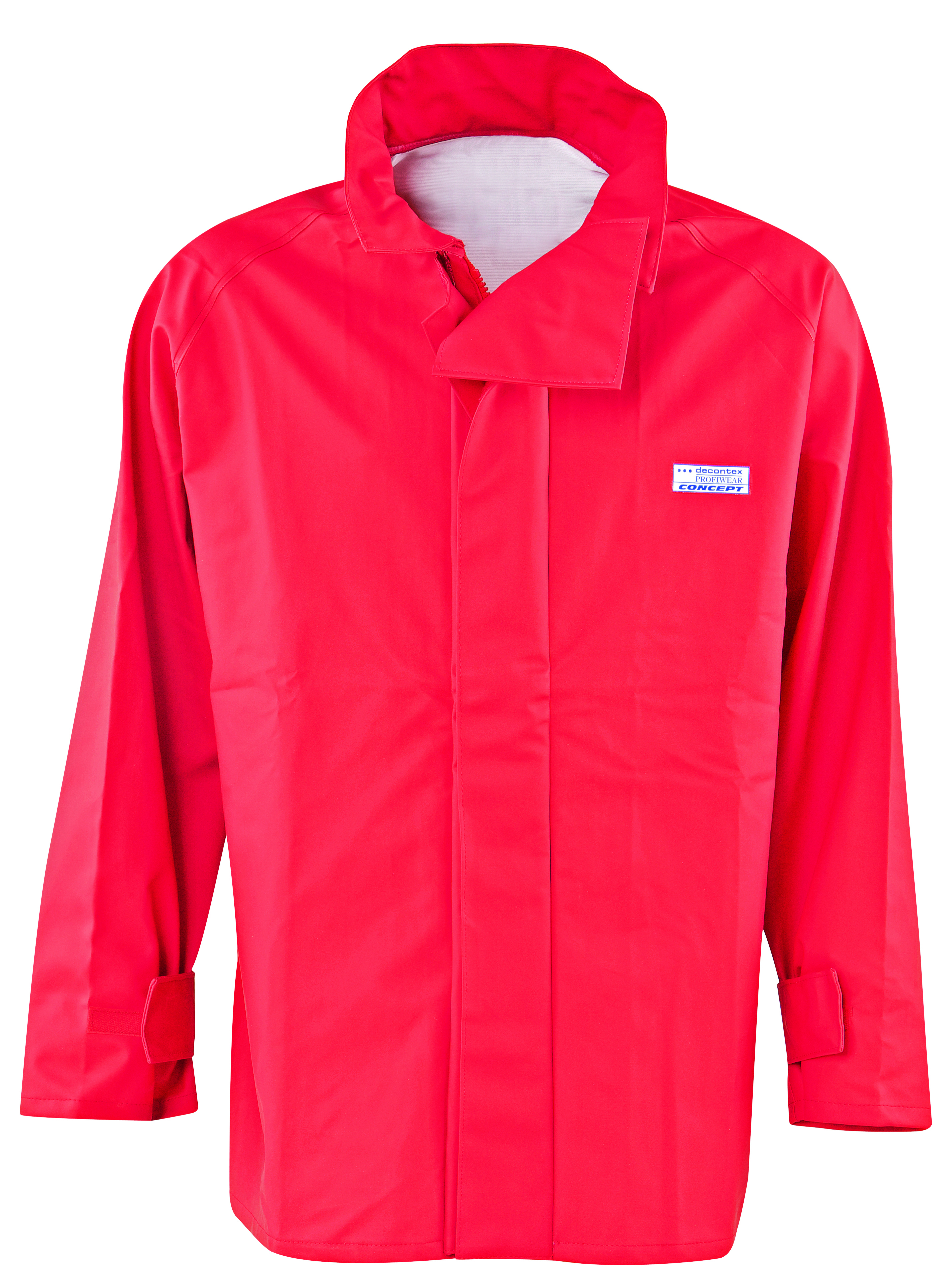 KIND-Regenschutz, Decontex-Wetter-Schutz-Kleidung, Regen-Nässe-Jacke, CONCEPT, rot