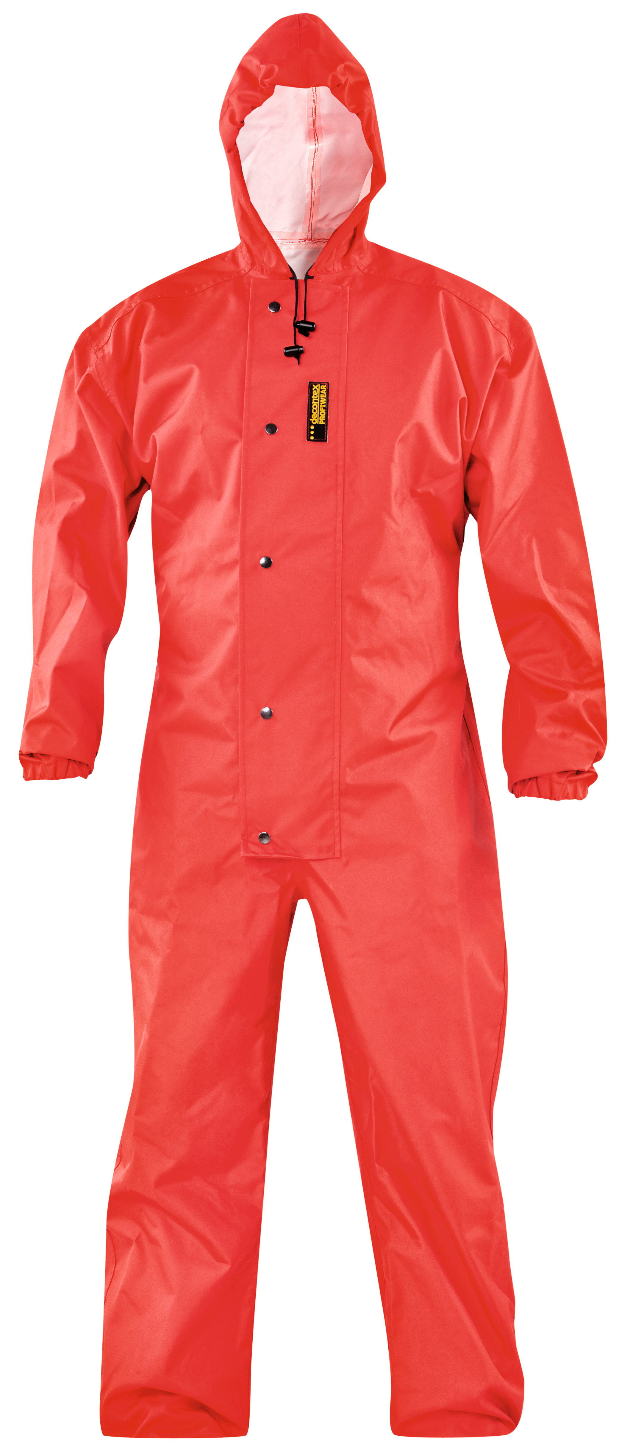 KIND-Nässeschutz, Regenschutz, Decontex-Schutzkleidung, Regen-Nässe-Schutz-Overall, rot