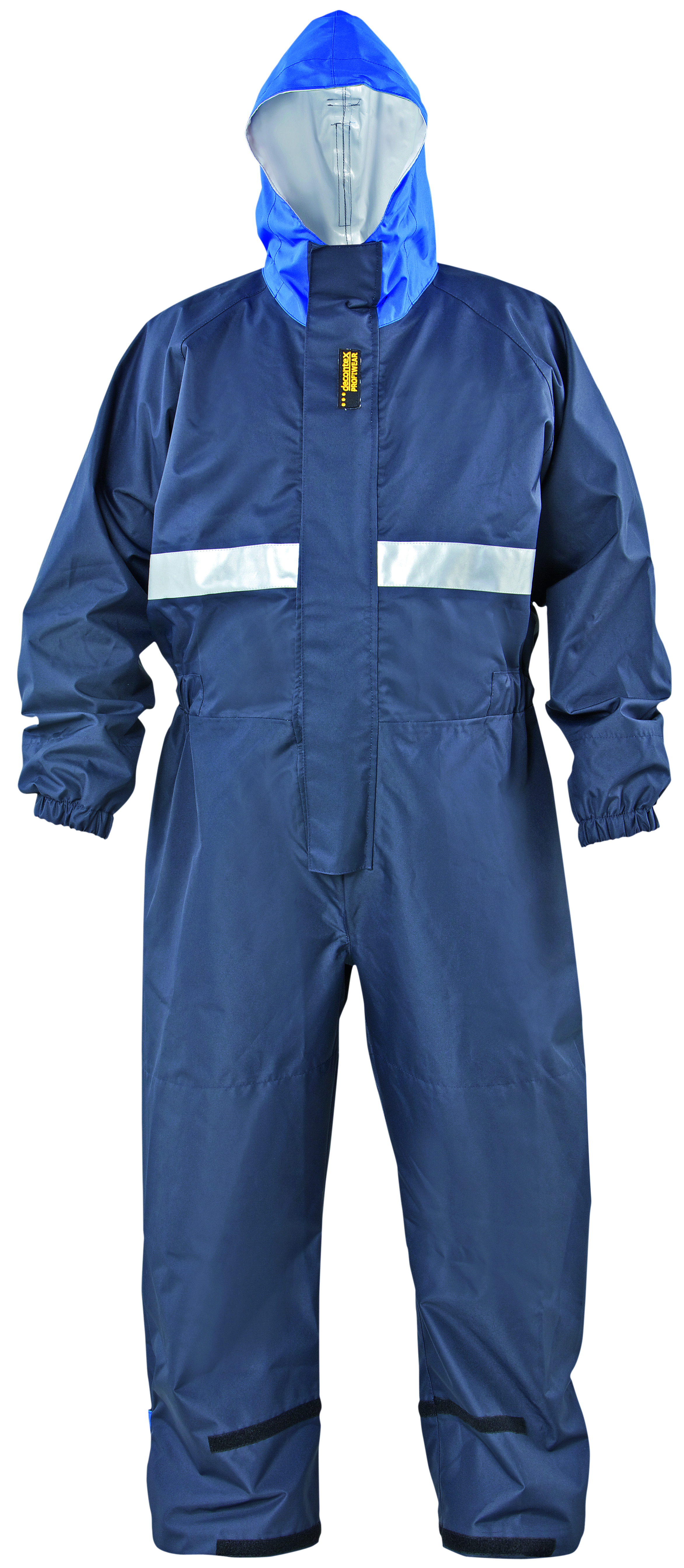 KIND-Regenschutz, Decontex-Schutzkleidung, Regen-Nässe-Schutz-Overall, POWER CLEAN, blau