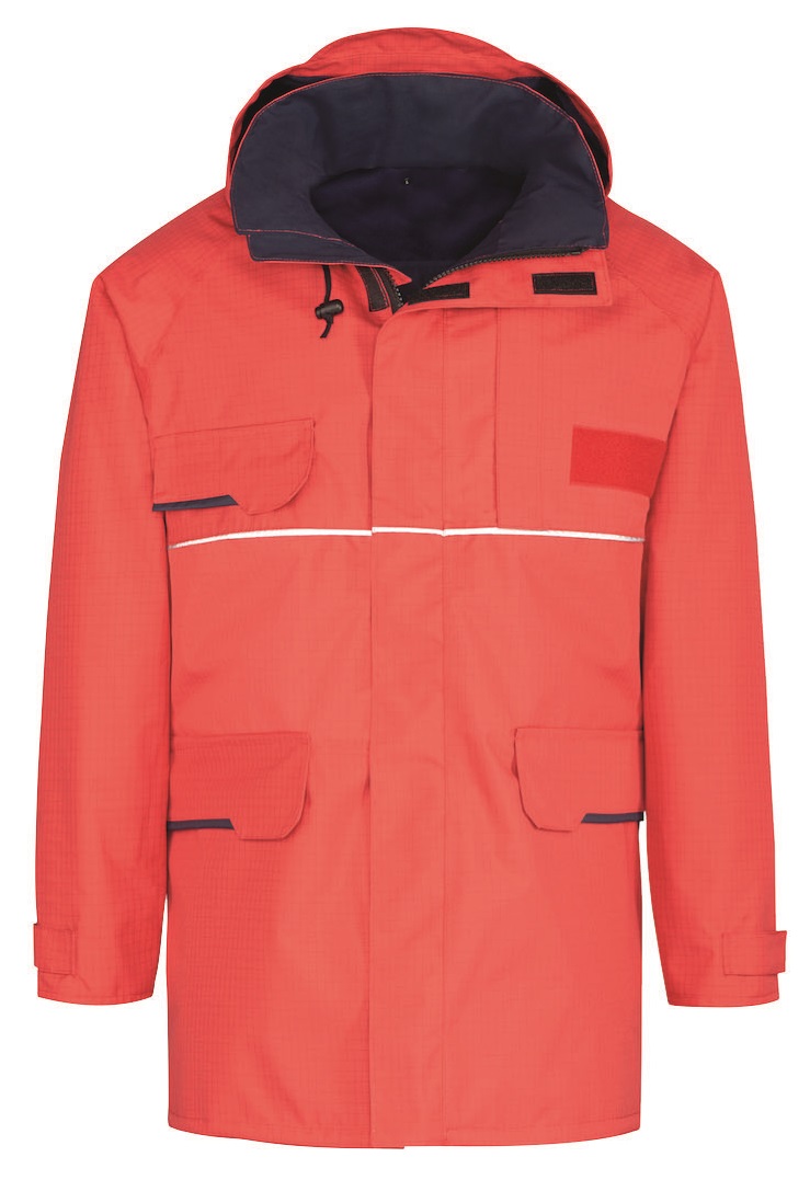 KIND-Nässeschutz, Regenschutz, Multifunktions-Schutz, Regen-Nässe-Wetter-Jacke, VIVA, rot