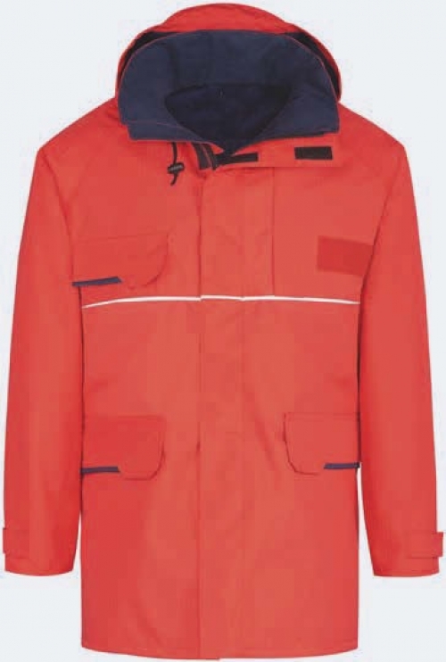 KIND-Nässeschutz, Regenschutz, Multifunktions-Schutz, Regen-Nässe-Wetter-Jacke, VIVA, rot