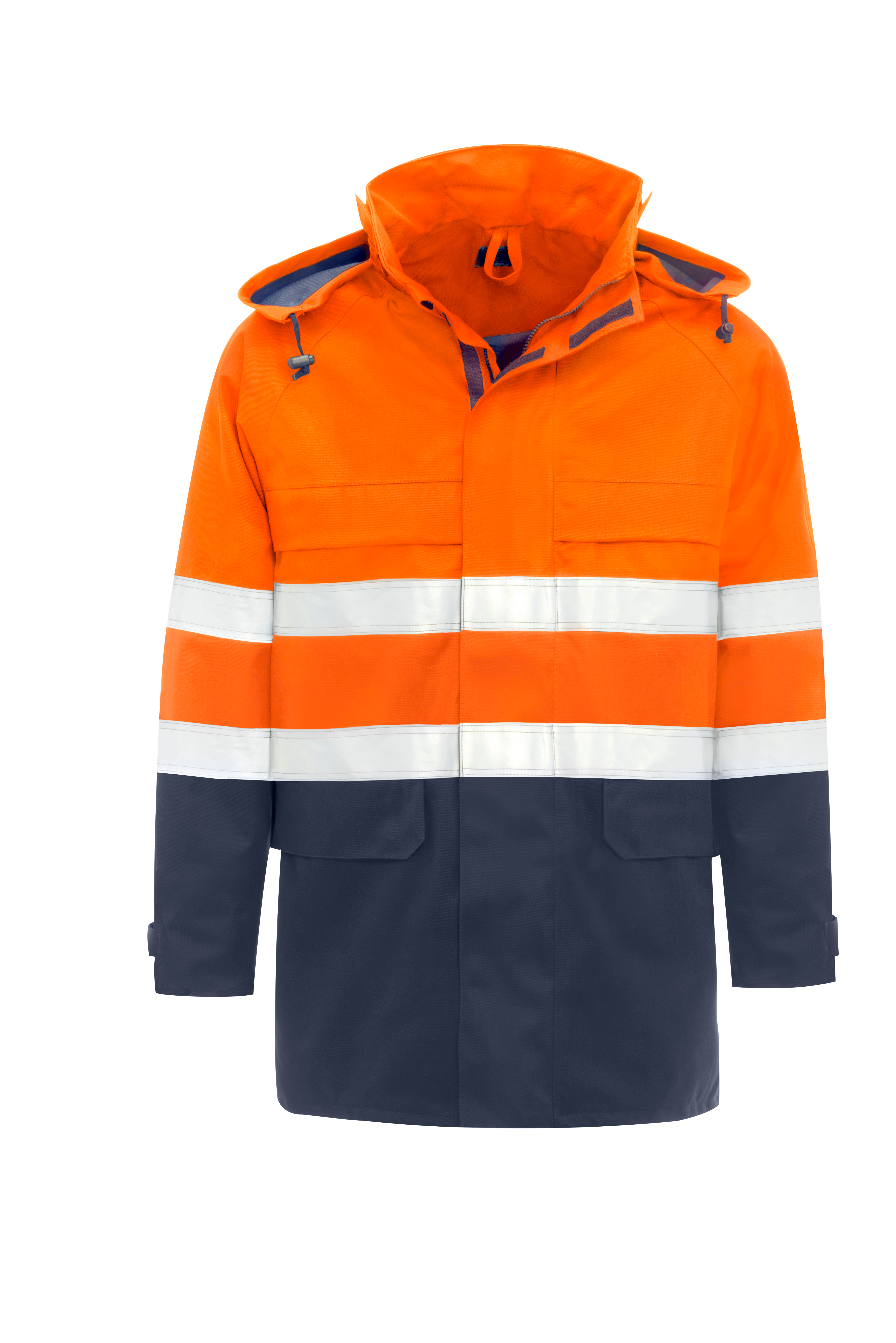KIND-Warnschutz, Multifunktionsschutz, Warn-Jacke, SUPRA, m. Wärmfutter, warnorange/navy