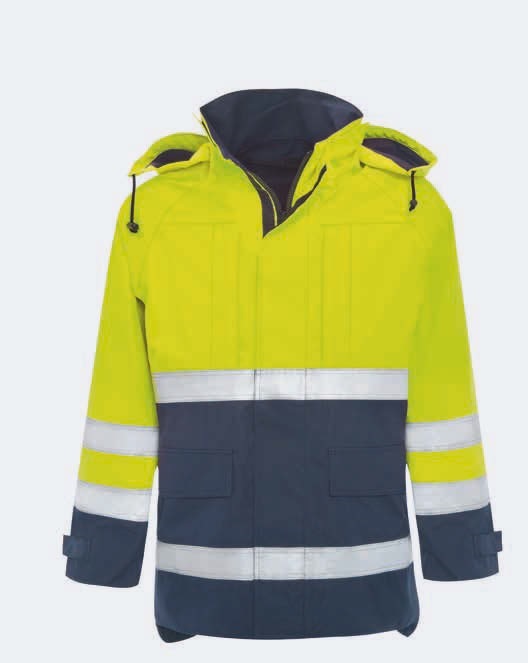KIND-Warnschutz, Multifunktionsschutz, Warn-Jacke, NOVA, o. Wärmfutter, warngelb/navy