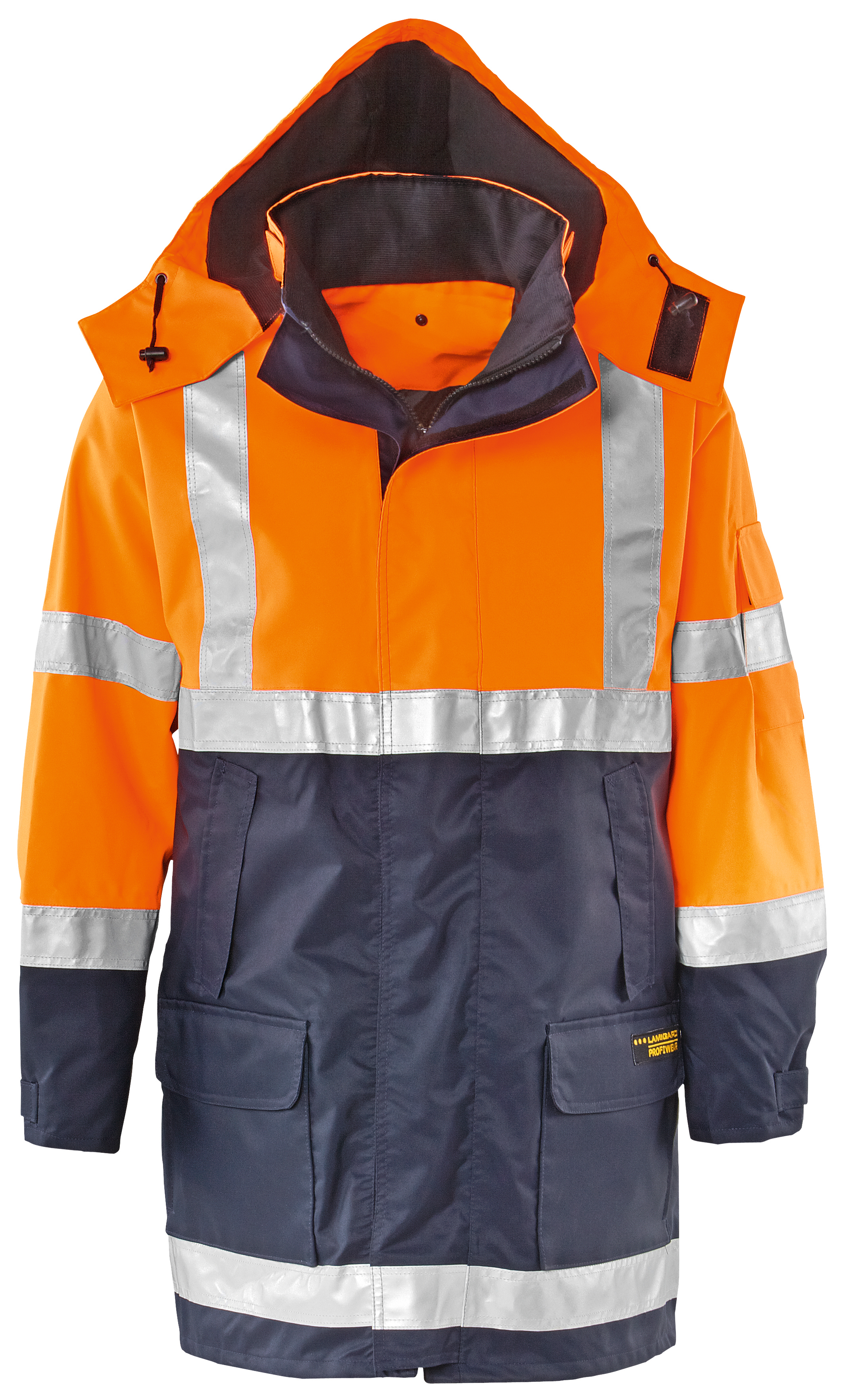 KIND-Warnschutz, Winter-Warn-Parka, TOP, m. Wärmfutter, warnorange/navy