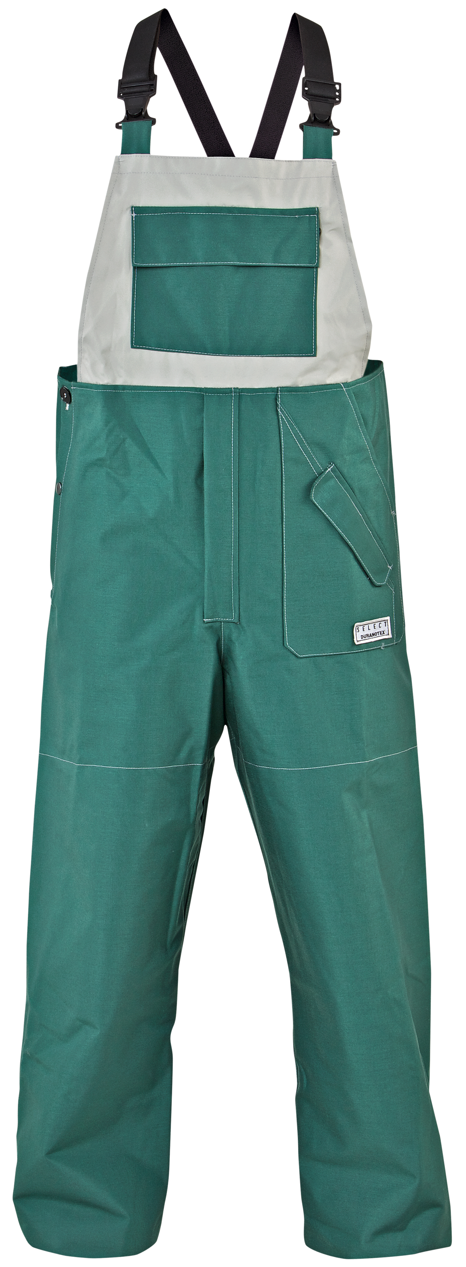KIND-Nässeschutz, Regenschutz, Wetter-Schutz, Regen-Latzhose, SELECT, dunkelgrün/grau