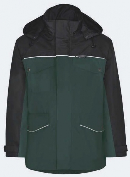 KIND-Nässeschutz, Regenschutz, Wetterschutz, Regen-Wetter-Jacke, VARIOLINE, o. Wärmfutter, bottle/schwarz
