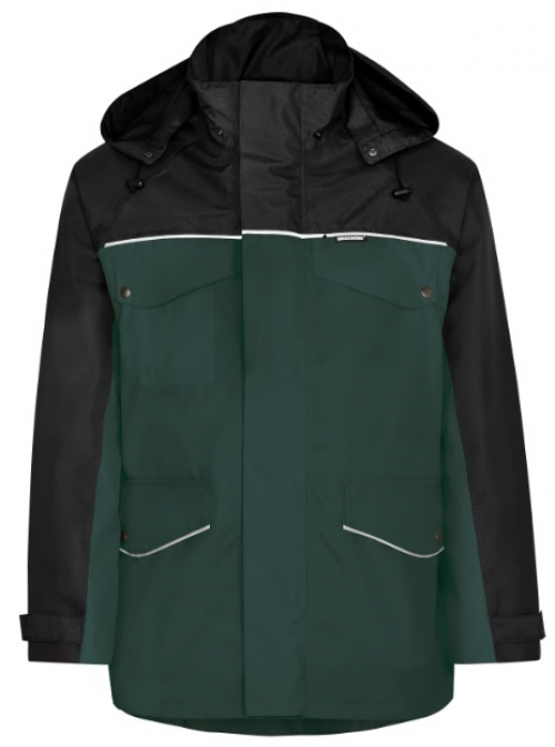 KIND-Nässeschutz, Regenschutz, Wetterschutz, Regen-Wetter-Jacke, VARIOLINE, m. Wärmfutter, bottle/schwarz