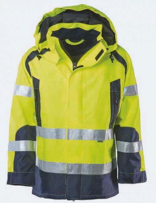 KIND-Warnschutz, Warn-Jacke, REGENT, o. Wärmfutter, warngelb