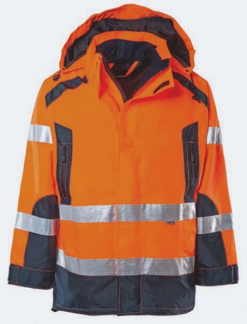 KIND-Warnschutz, Warn-Jacke, REGENT, o. Wärmfutter, warnorange