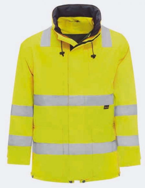 KIND-Warnschutz, Warn-Jacke, SCOPE, o. Wärmfutter, warngelb