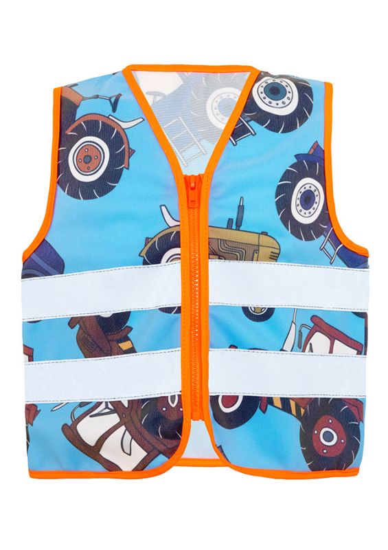 KORNTEX-Warnschutz, Kinder Warnweste Action Rescue Rangers, CO2 neutral, Farbe: blau