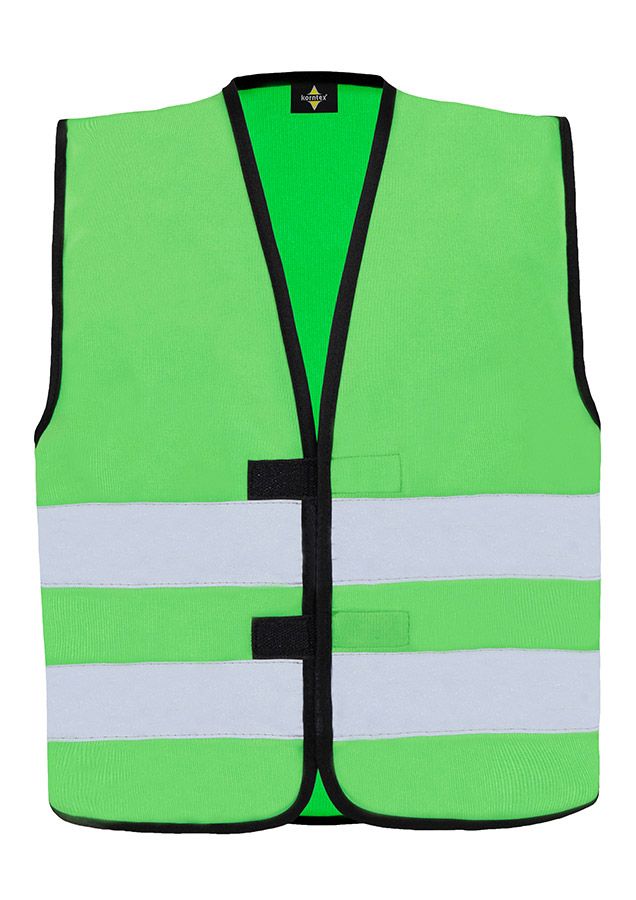 KORNTEX-Warnschutz, Kinder-Warnschutz-Funktionsweste, neon grün