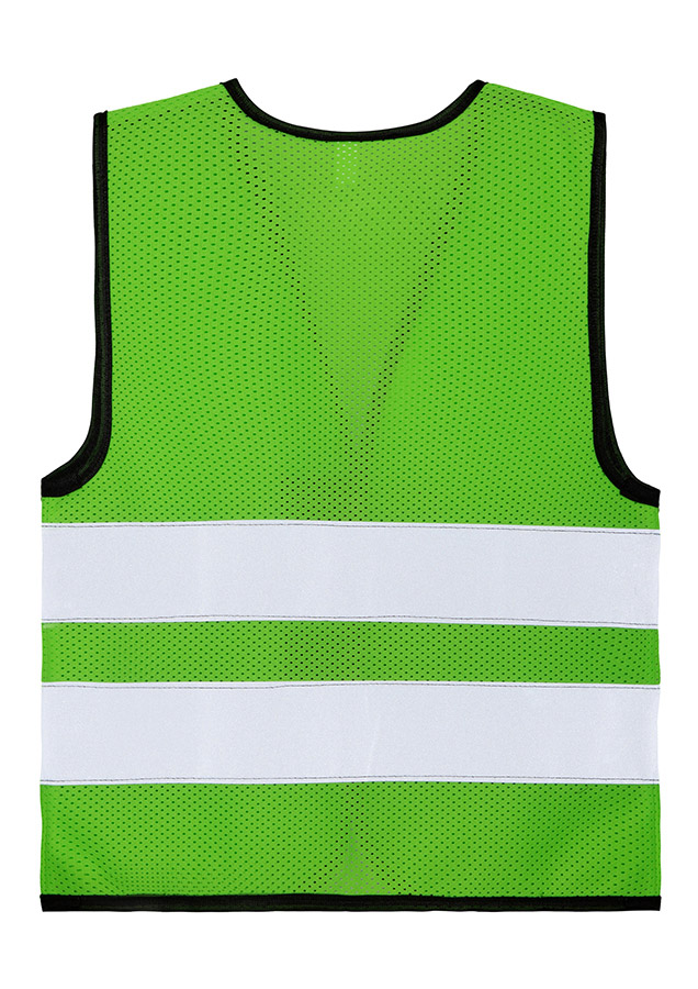 Korntex® Kinder Mesh Warnweste Korfu - Neongrün