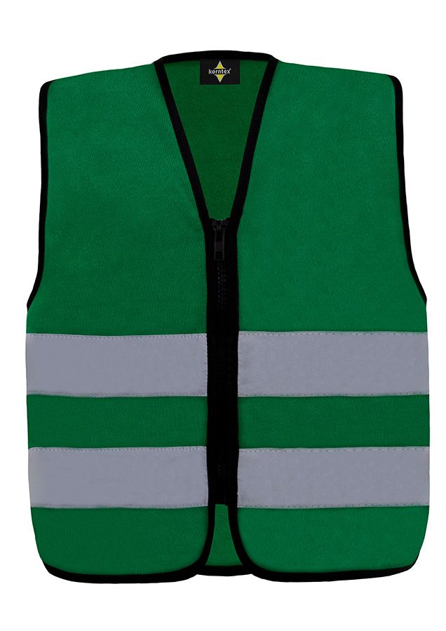 KORNTEX-Warnschutz, Kinder-Warnschutzweste Aalborg, Farbe: waldgrün