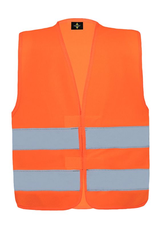 KORNTEX-Warnschutz, Kinder-Warnschutzweste Aalborg, Farbe: signal-gelb/signal-orange