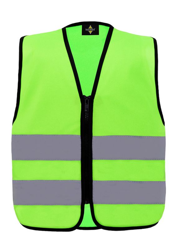 KORNTEX-Warnschutz, Kinder-Warnschutzweste Aalborg, Farbe: hellgrün