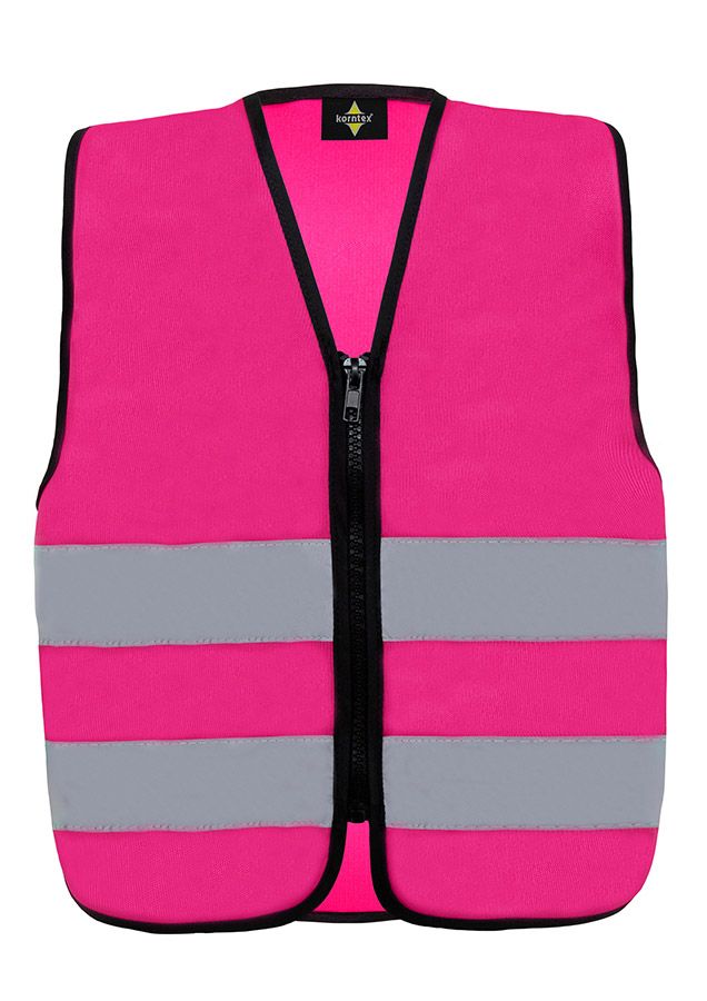 KORNTEX-Warnschutz, Kinder-Warnschutzweste Aalborg, Farbe: magenta