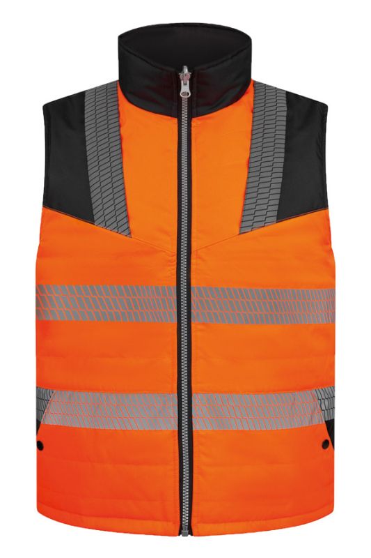 KORNTEX-Warnschutz, HI-Vis 2in1 Softshell Bodywarmer Elbrus, signal-orange