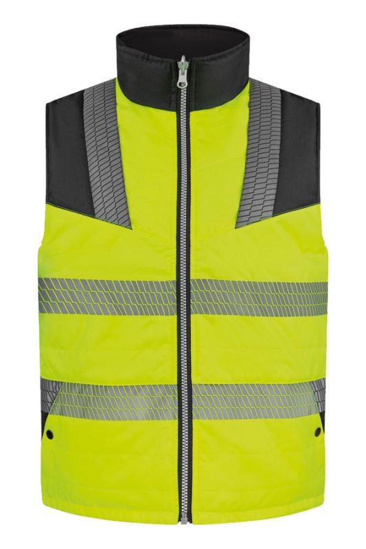 KORNTEX-Warnschutz, HI-Vis 2in1 Softshell Bodywarmer Elbrus, signal-gelb