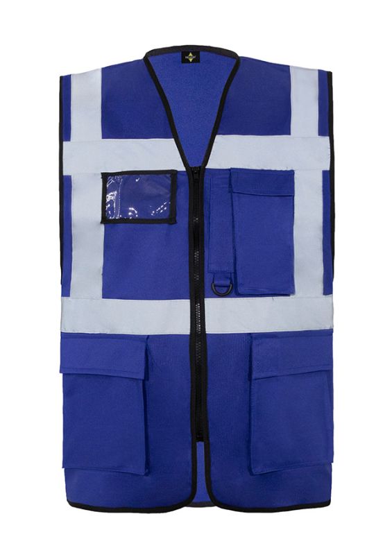 KORNTEX-Warnschutz, Comfort Executive Multifunctional Safety Weste Hamburg, königsblau