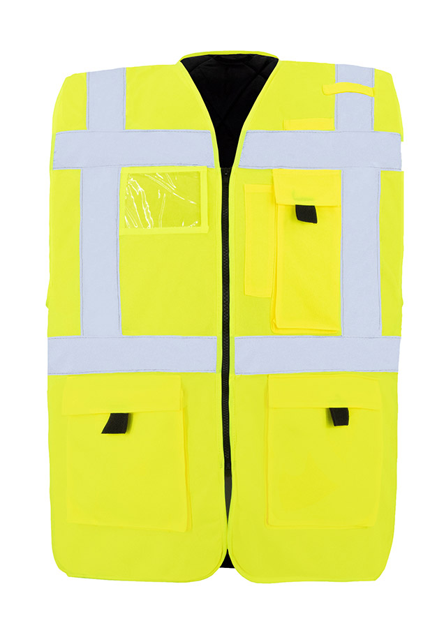 KORNTEX-Warnschutz, Gefütterte Warnweste Comfort Fit Wismar, signal-gelb