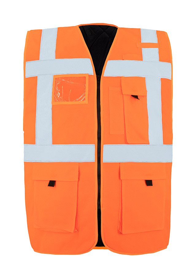 KORNTEX-Warnschutz, Gefütterte Warnweste Comfort Fit Wismar, signal-orange