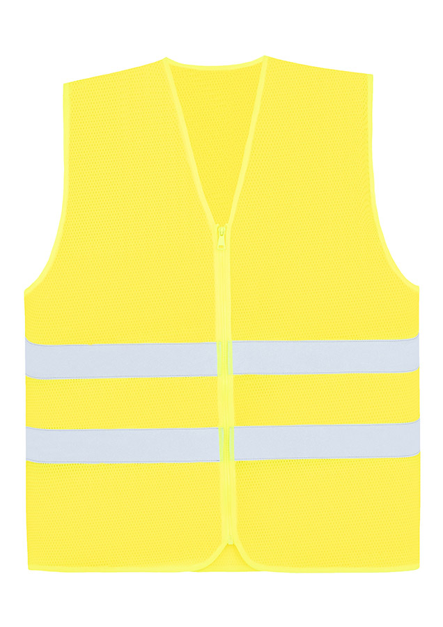 KORNTEX-Warnschutz, Mesh-Warnweste Comfort-Fit  Rhodes, mit Reißverschluss, signal-gelb