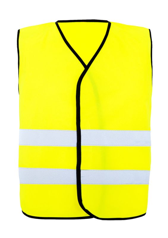 KORNTEX-Warnschutz, Warnweste Comfort-Fit Soltau, schwarzer Saum, signal-gelb
