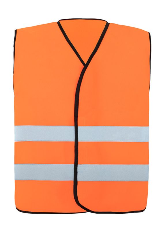 KORNTEX-Warnschutz, Warnweste Comfort-Fit Soltau, schwarzer Saum, signal-oange