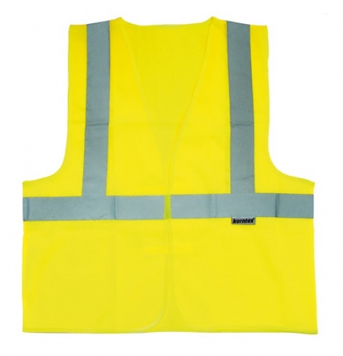 KORNTEX-Warnschutz, Warn-Weste, 3 Reflexstreifen, gelb