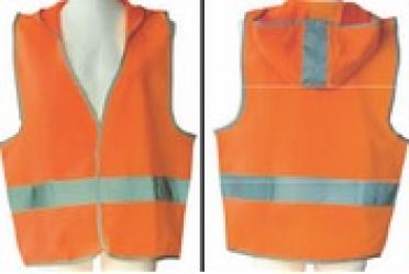KORNTEX-Warnschutz, Kinder-Warn-Weste mit hoody, orange