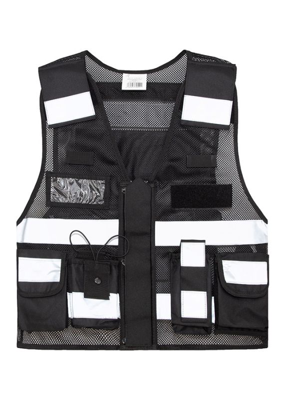 KORNTEX-Warnschutz, Mesh Tactical Weste Sparta - Farbe: Schwarz