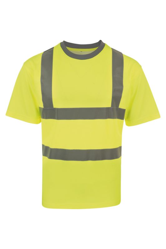 KORNTEX-Warnschutz, Hi-Vis Poly-Cotton Shirt Barcelona, signal-gelb