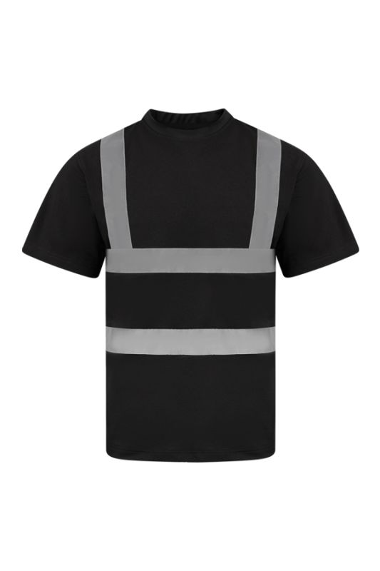 KORNTEX-Warnschutz, Hi-Vis Poly-Cotton Shirt Barcelona, schwarz