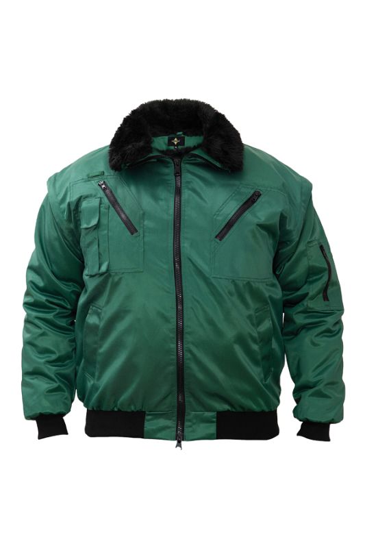 KORNTEX-Kälteschutz, Hi-Vis Pilotenjacke Oslo, grün