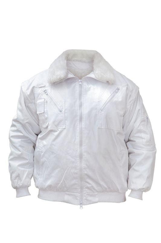 KORNTEX-Kälteschutz, Hi-Vis Pilotenjacke Oslo, weiß