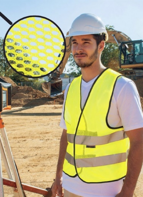 KORNTEX-Warnschutz, Mesh-Warn-Weste, gelb