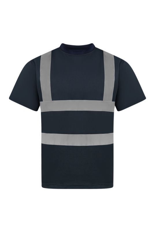 KORNTEX-Warnschutz, Hi-Viz Warnschutz-T-Shirt, marineblau