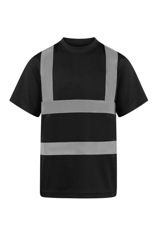 KORNTEX-Warnschutz, Hi-Viz Warnschutz-T-Shirt, schwarz