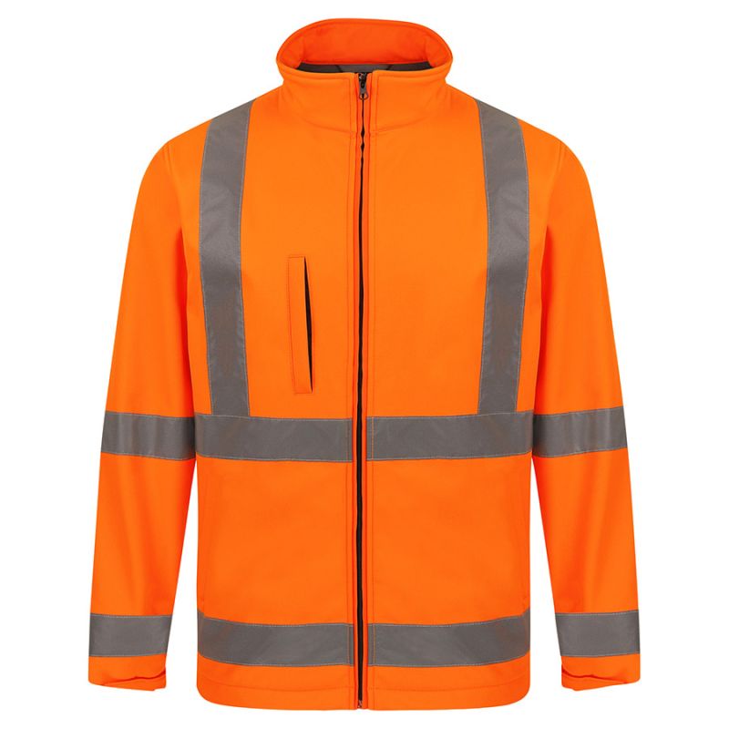 KORNTEX-Warnschutz, Hi-Vis Softshelljacke, Turku, signal-orange