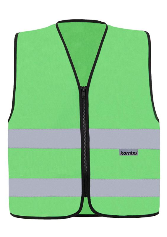KORNTEX-Warnschutz, Warnweste mit Reißverschluss, Cologne, Farbe: neongrün