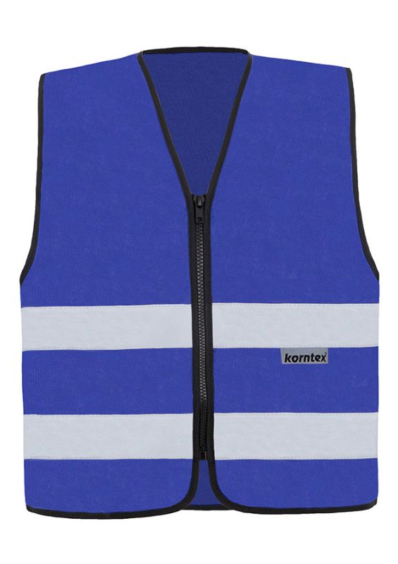 KORNTEX-Warnschutz, Warnweste mit Reißverschluss, Cologne, Farbe: königsblau