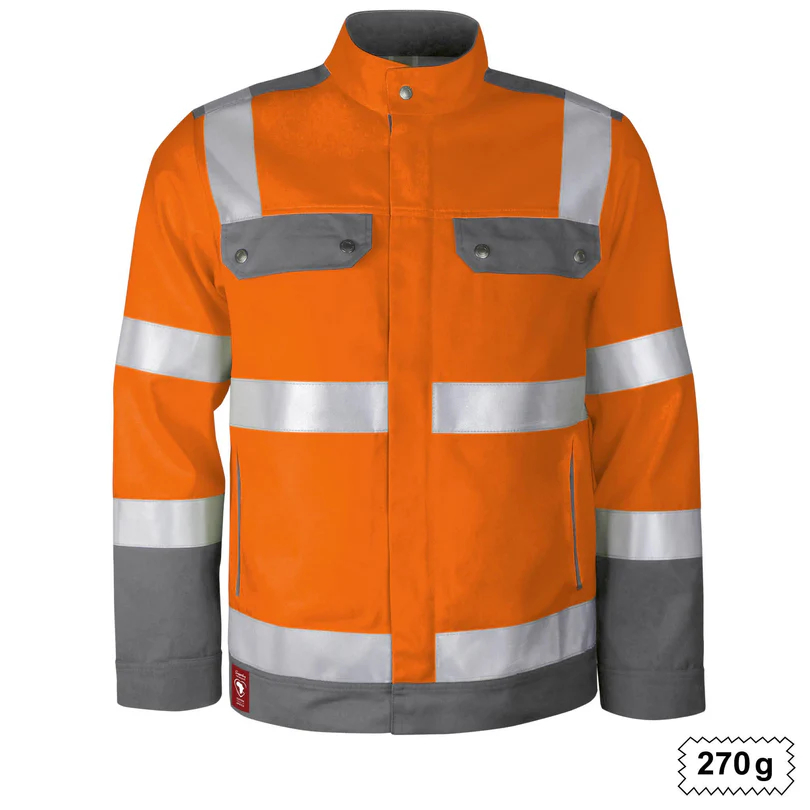 Teamdress-Bundjacke Warnschutz warnorange/grau