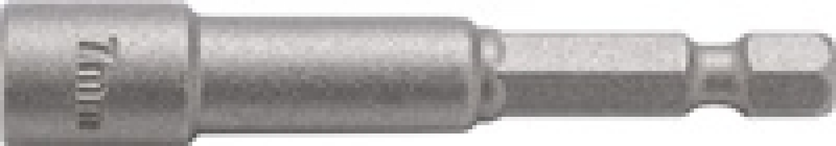 NW-Tecwerk Steckschlüsseleinsatz mit 6-Kant-Antrieb Schlüsselweite 10 mm Länge 60 mm mit Magnet