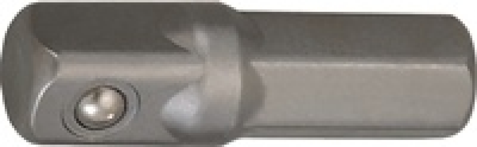 NW-Tecwerk Adapter Antriebssechskant 1/4 ? Abtriebsvierkant 1/4 ? Länge 25 mm
